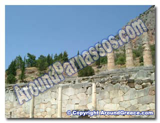 Delphi Ancient Greece Archaeological Site Delphi Greece Parnassos History of Delphi