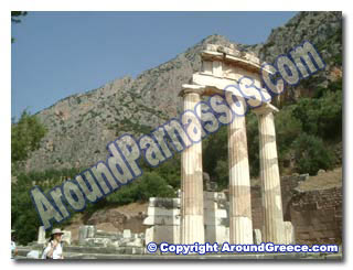 Delphi Ancient Greece Archaeological Site Delphi Greece Parnassos History of Delphi